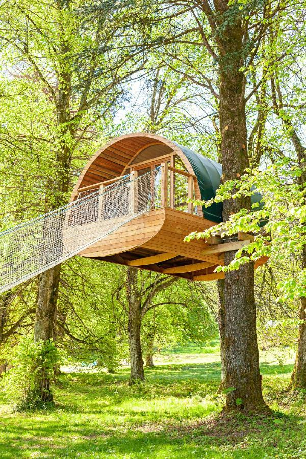 Monchateau étoilé, hébergement insolite avec Spa Merlas Extérieur photo